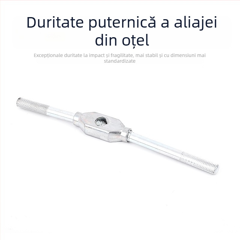 Set de 20 piese pentru filetare manuală, cu Tap Wrench și Die Stock