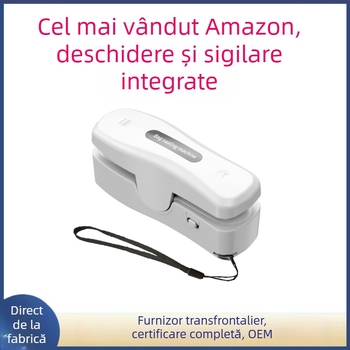 Clip sigilare USB-C, portabil, sigilare gustări, personalizare logo disponibil