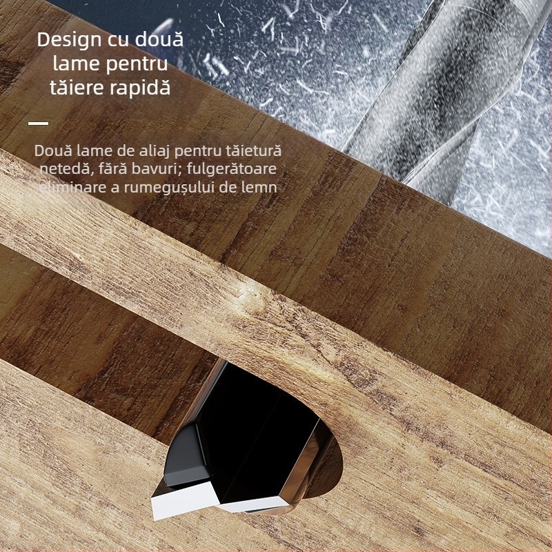 Freză pentru găuri în încuietoarea ușii — spirală și dreaptă, pentru gravură și frezare pe lemn