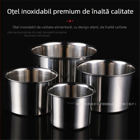 Hongmai borcan din oțel inoxidabil pentru condimente solide, bucătărie, cu logo imprimat