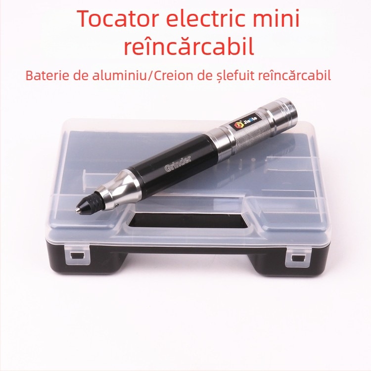 Gerrit Unealtă fără cablu pentru șlefuire, gravură și polisare – 3.6V, 0.5kg, baterie Li-ion reîncărcabilă, cap de șlefuit inclus, pentru matrițe/metal/piatră