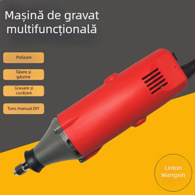 Freza/grinder electric pentru gravură – unealtă manuală, multifuncțională pentru matrițe, gravură și curățare a rosturilor, 5V alimentare