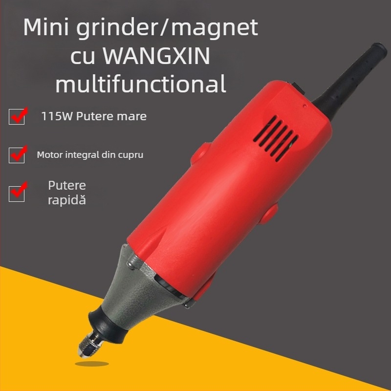 Freza/grinder electric pentru gravură – unealtă manuală, multifuncțională pentru matrițe, gravură și curățare a rosturilor, 5V alimentare