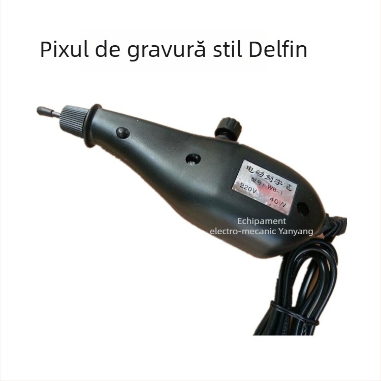 Creion electric pentru gravură – Jinradium, instrument portabil, 25W, 220V, cursa 0.1–0.5