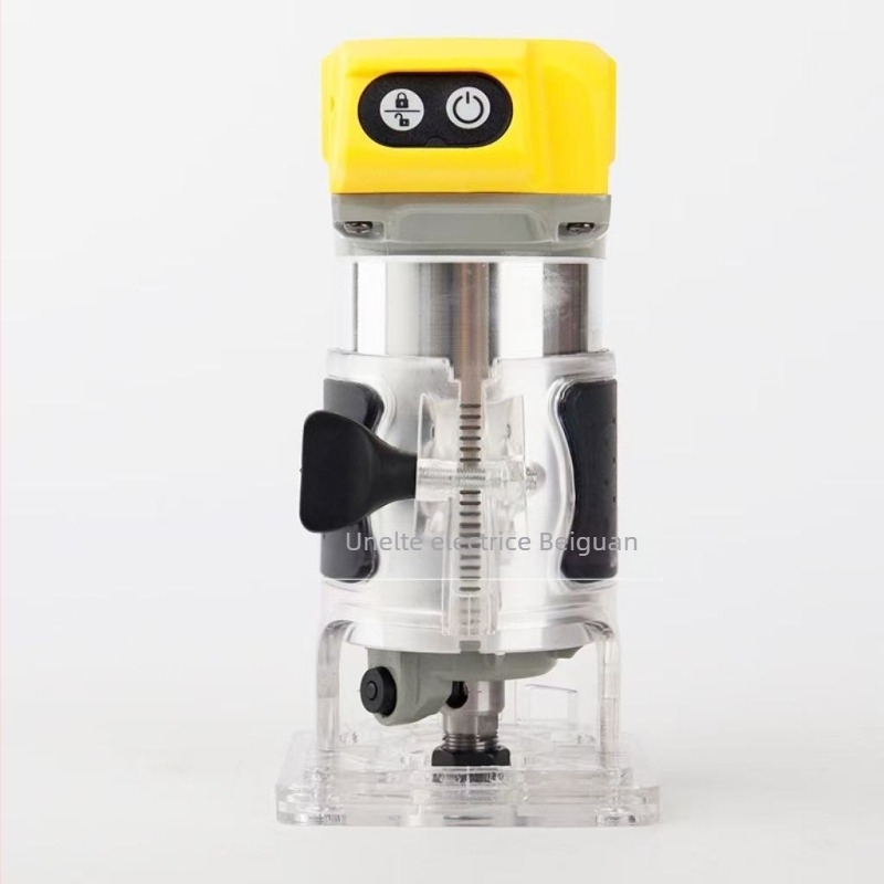 Unealtă fără perii pentru tâmplărie, cu baterie litiu reîncărcabilă 18–21V, multifuncțională pentru găurit, canelare, cavitare și gravură