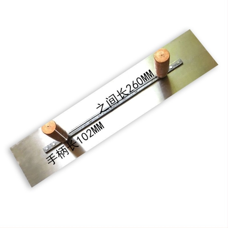 Spatulă pentru ipsos cu mâner dublu, din oțel inoxidabil, pentru decor, seria spatulelor pentru ipsos