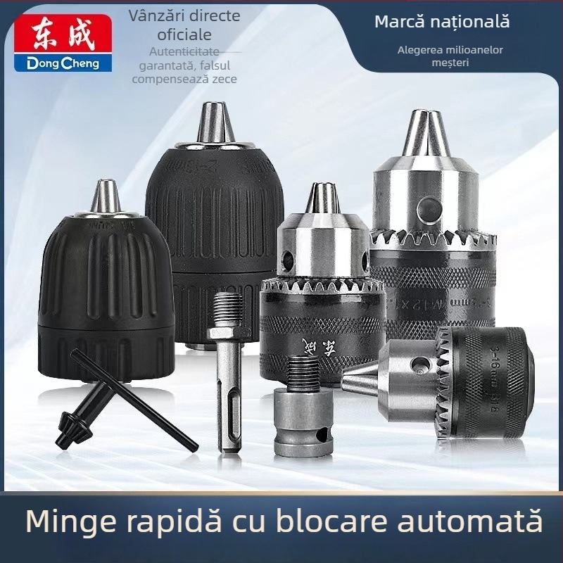 Dongcheng Cap de conversie universală cu mandrină cu trei gheare pentru bormașină de mână – oțel