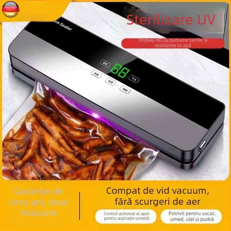 Mașină de vidat pentru alimente – Automată, dual pentru uscat/umed, Model 08, Compactă