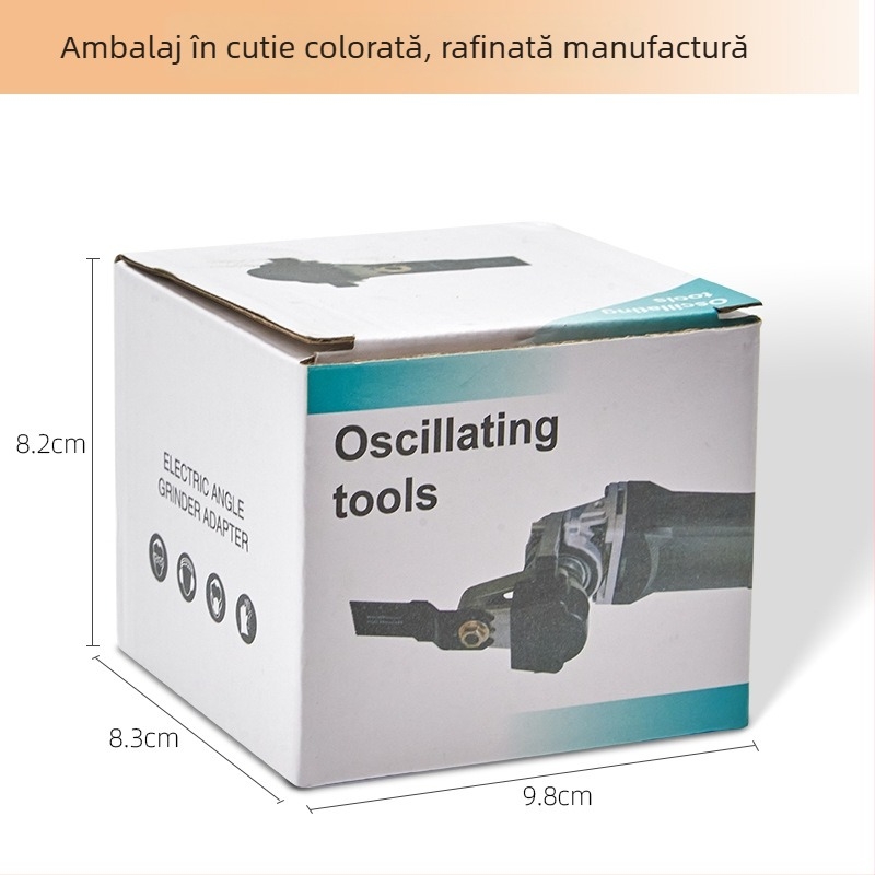 Cap de conversie pentru polizor unghiular - accesoriu universal pentru tâmplărie, oțel, ZHCY