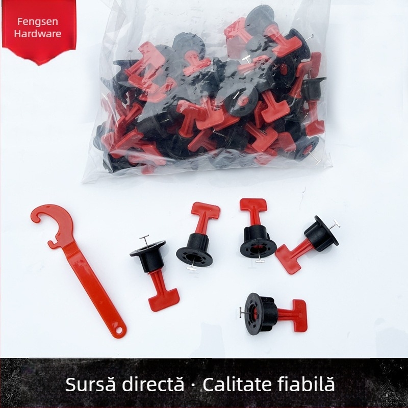 Locator de nivelare a plăcilor Fengsen Limiter, ac înlocuibil, unealtă auxiliară pentru montarea plăcilor