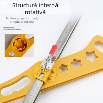 Tăietor pentru plăci de gips – oțel inoxidabil, pliabil, acționat manual, pentru tăierea plăcilor de gips