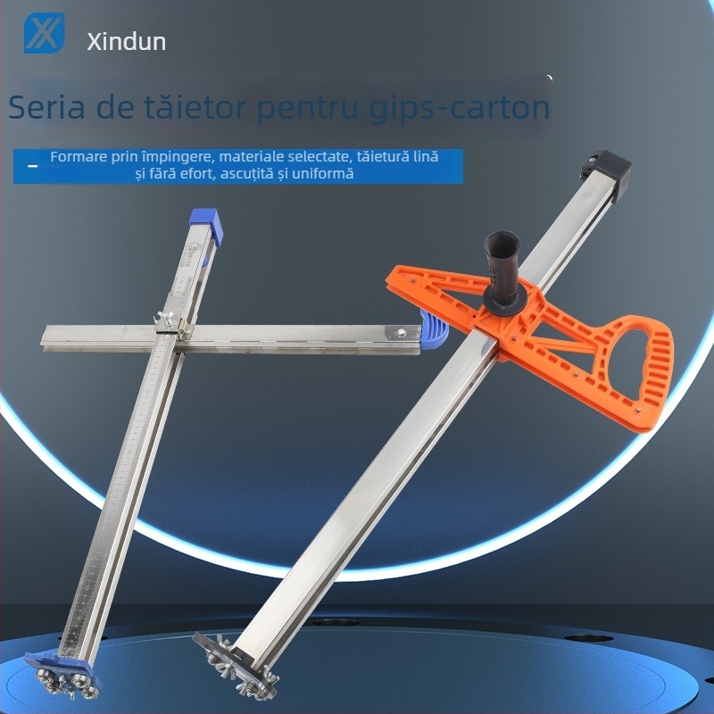Tăietor pentru plăci de gips – oțel inoxidabil, pliabil, acționat manual, pentru tăierea plăcilor de gips