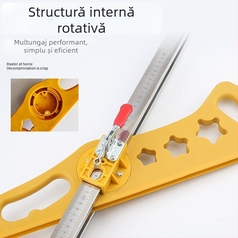 Tăietor pentru plăci de gips – oțel inoxidabil, pliabil, acționat manual, pentru tăierea plăcilor de gips