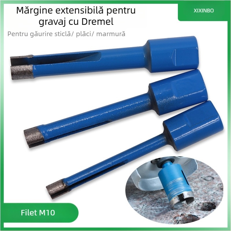 Xixinbo burghiu diamant lung pentru polizorul unghiular – marmură, ceramică și granit
