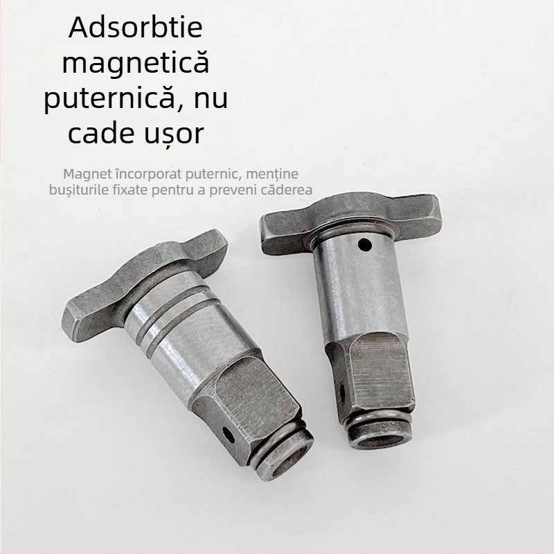 Cap adaptor pentru cheie electrică cu utilizare dublă, ax pătrat, ax în formă de T, adaptor multifuncțional pentru biti