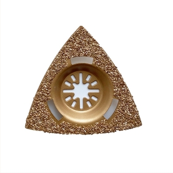 UNT lamă pentru unealta oscilantă – lamă din aliaj pentru șlefuire și tăiere, foaie triunghiulară din aliaj