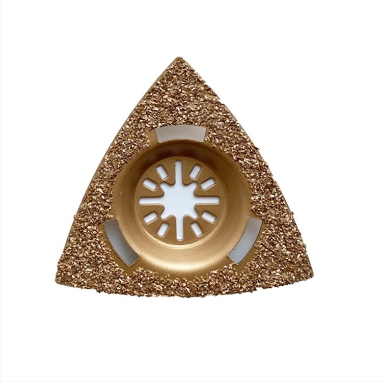 UNT lamă pentru unealta oscilantă – lamă din aliaj pentru șlefuire și tăiere, foaie triunghiulară din aliaj