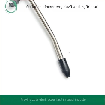 Set pneumatic pentru suflat praf, stil european, cu accesorii pentru țeavă spirală de evacuare a cenușei