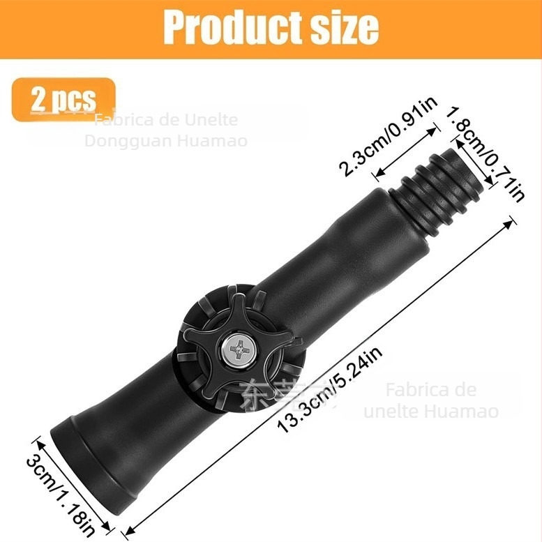 HM marcă Țeavă de conectare extinsă – unealtă telescopică pentru construcții, cu cap rotativ de 180° și clemă universală