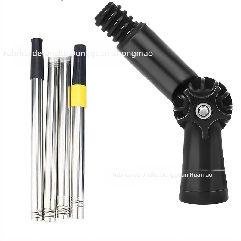 HM marcă Țeavă de conectare extinsă – unealtă telescopică pentru construcții, cu cap rotativ de 180° și clemă universală