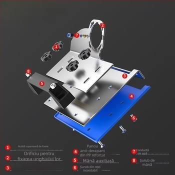 Cadru pentru șlefuire margini plăci pentru polizor unghiular, tip 100, oțel carbon