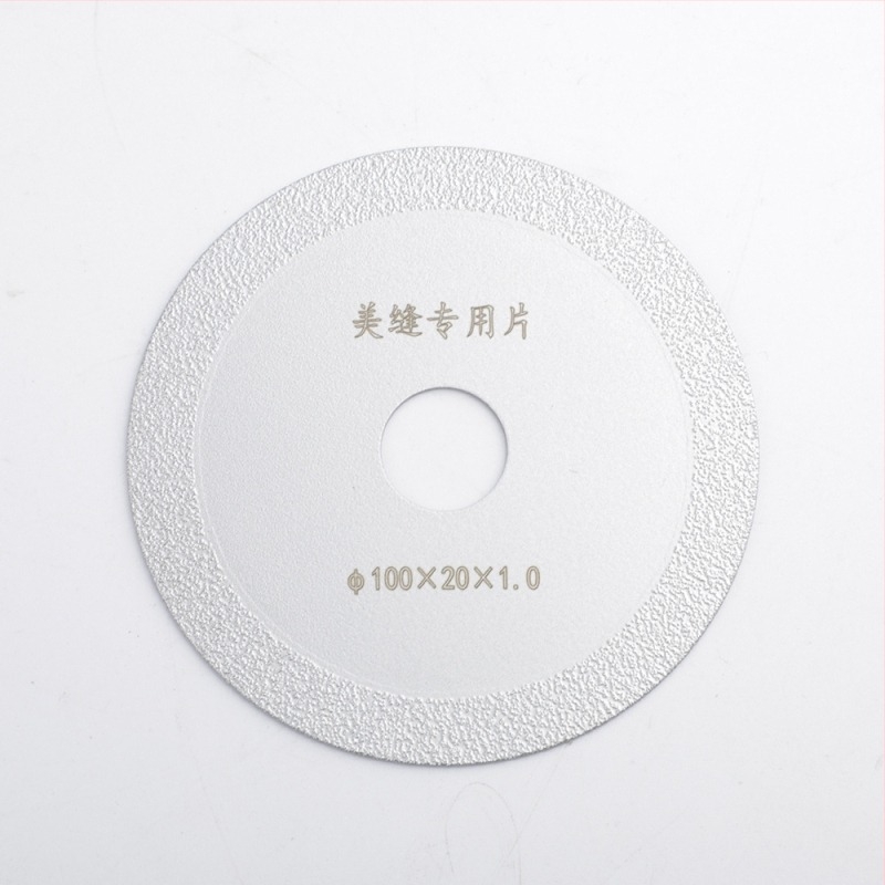 Disc diamant pentru curățarea rosturilor plăcilor și disc de tăiere cu caneluri pentru piatră microcristalină și plăci vitrificate, tăiere uscată cu polizor unghiular