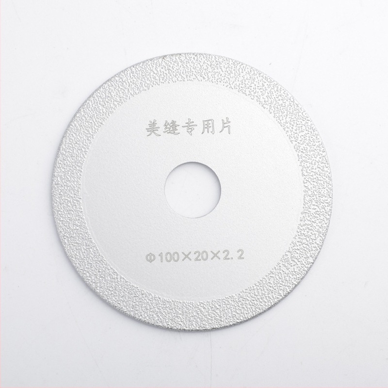 Disc diamant pentru curățarea rosturilor plăcilor și disc de tăiere cu caneluri pentru piatră microcristalină și plăci vitrificate, tăiere uscată cu polizor unghiular