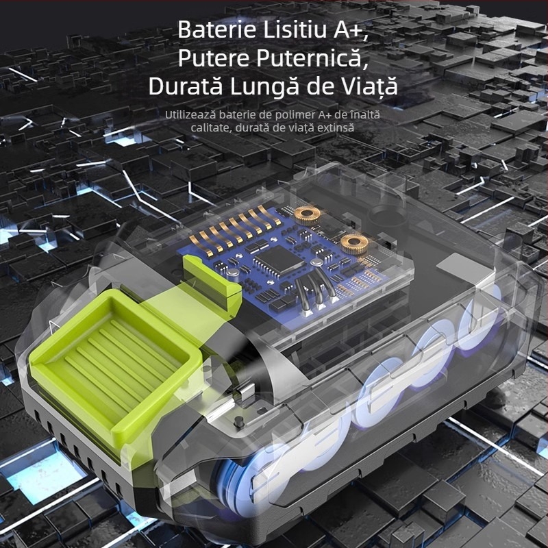 ZHIPU ciocan‑drel fără cablu cu motor fără perii, baterie Li‑ion reîncărcabilă de 48V, design drept, reglaj continuu al vitezei, mandrină cu trei fălci, pentru uz casnic