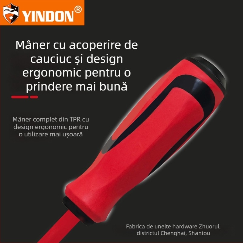 Set de șurubelnițe pentru electricieni, magnetice, izolate, cu capete cruci și plate, 1000V, oțel carbon