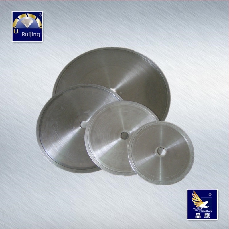 Disc diamant ultra-subțire, fără dinți, electroplacat, pentru tăiere agate, jad și pietre cristaline (UJin)