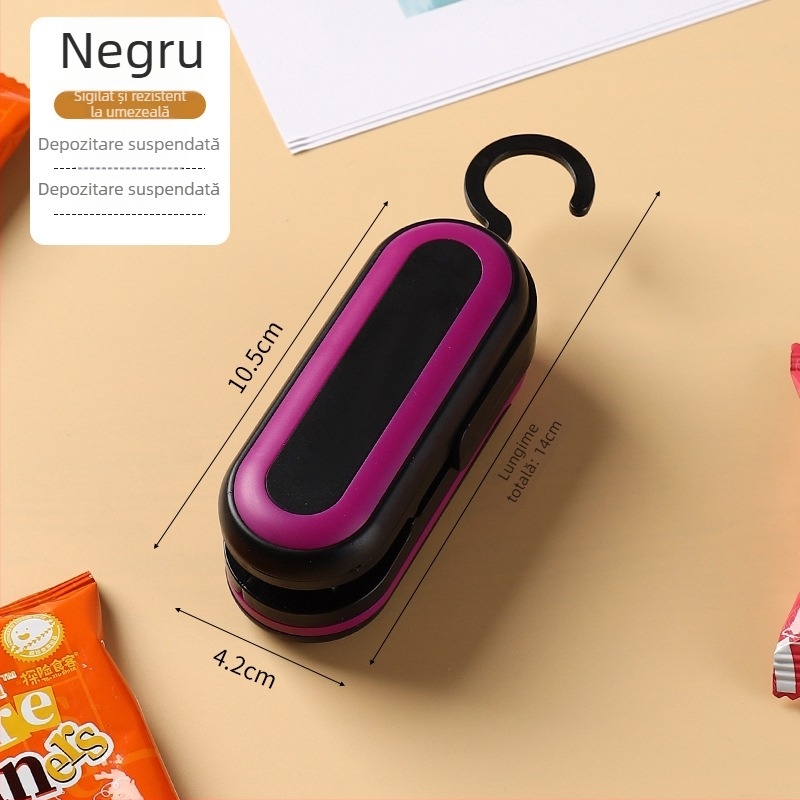 Clip sigiliu pentru pungi — Personalizare procesare, Logo tipărit, Etichetă privată licențiată, Stil modern minimalist