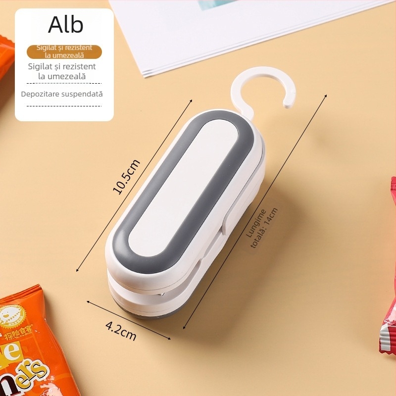 Clip sigiliu pentru pungi — Personalizare procesare, Logo tipărit, Etichetă privată licențiată, Stil modern minimalist