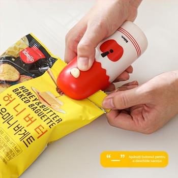 Mașină portabilă de vidat, 3 în 1, pentru ambalarea alimentelor de acasă — Brand: Yili, Model: YL021, Ambalare: 100 buc./cutie, Stil: Modern minimalist