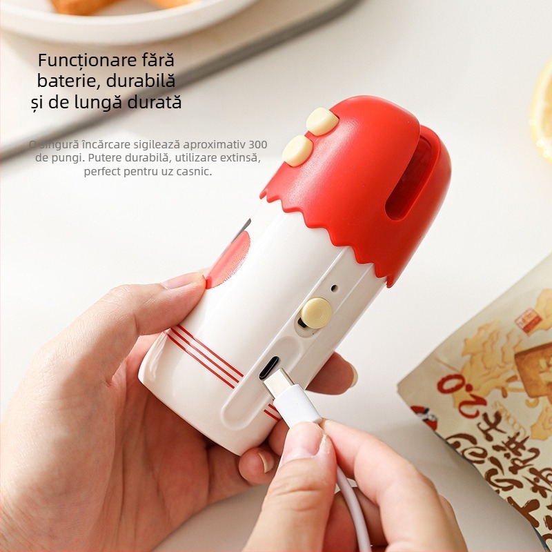 Mașină portabilă de vidat, 3 în 1, pentru ambalarea alimentelor de acasă — Brand: Yili, Model: YL021, Ambalare: 100 buc./cutie, Stil: Modern minimalist