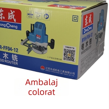 Dongcheng mașină electrică de frezat lemn, gravură 04-12, operare cu două mâini, frezare și gravură, tăierea marginii și canelare, tensiune 2.4