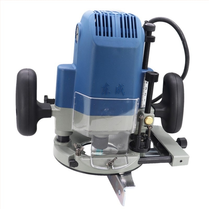 Dongcheng mașină electrică de frezat lemn, gravură 04-12, operare cu două mâini, frezare și gravură, tăierea marginii și canelare, tensiune 2.4