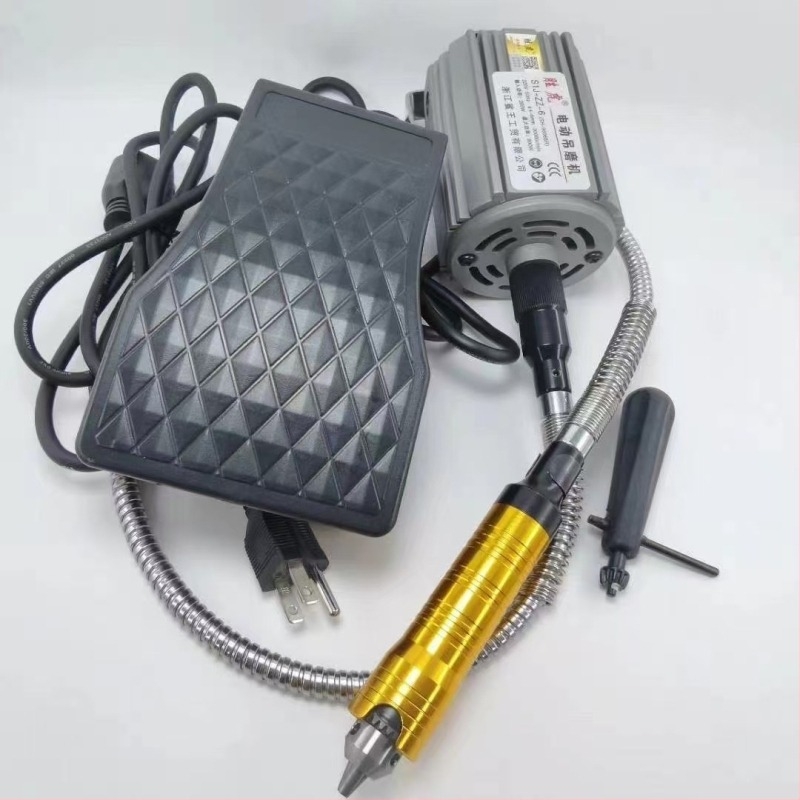 Mașină portabilă de lustruit pentru gravură în jad, lemn, metal, acrilic și ceramică — 28.000 rpm, 220–280V, alimentare la priză