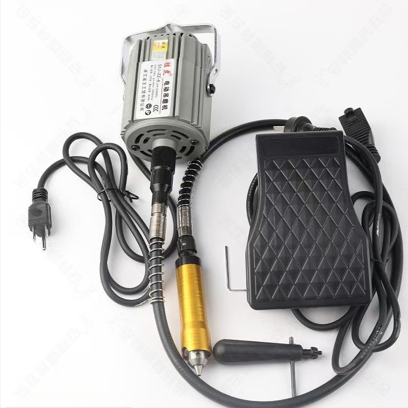 Mașină portabilă de lustruit pentru gravură în jad, lemn, metal, acrilic și ceramică — 28.000 rpm, 220–280V, alimentare la priză