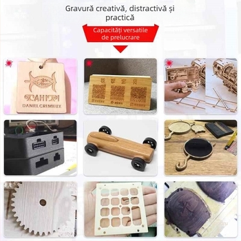 Mașină de gravură CNC1310, cu marcare cu laser, pentru prelucrarea lemnului pe birou