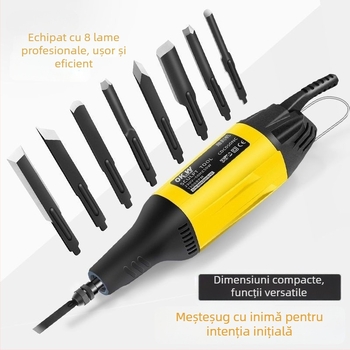 Unealtă electrică de sculptură în lemn pentru gravură și sculptură în lemn | Alimentare prin priză, 220–280V, potrivită pentru lemn, plăci și proiecte DIY bonsai