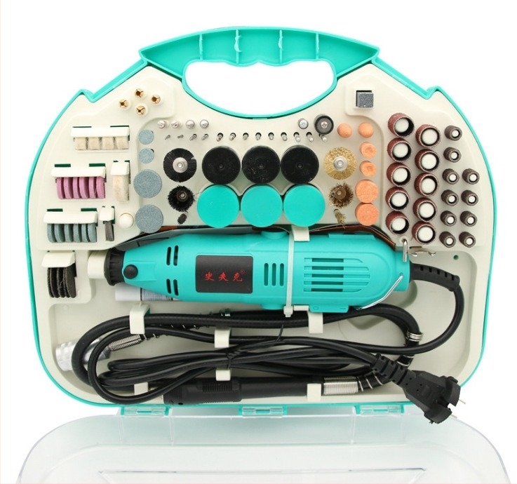 Set de instrumente rotative electrice cu viteză variabilă, 220V, cablu de 1.5 m, greutate 1.83 kg, Seria 11