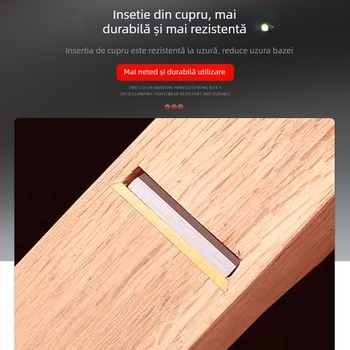 Planer pentru lemn - manual, împingere cu mâna, instrument de tâmplă