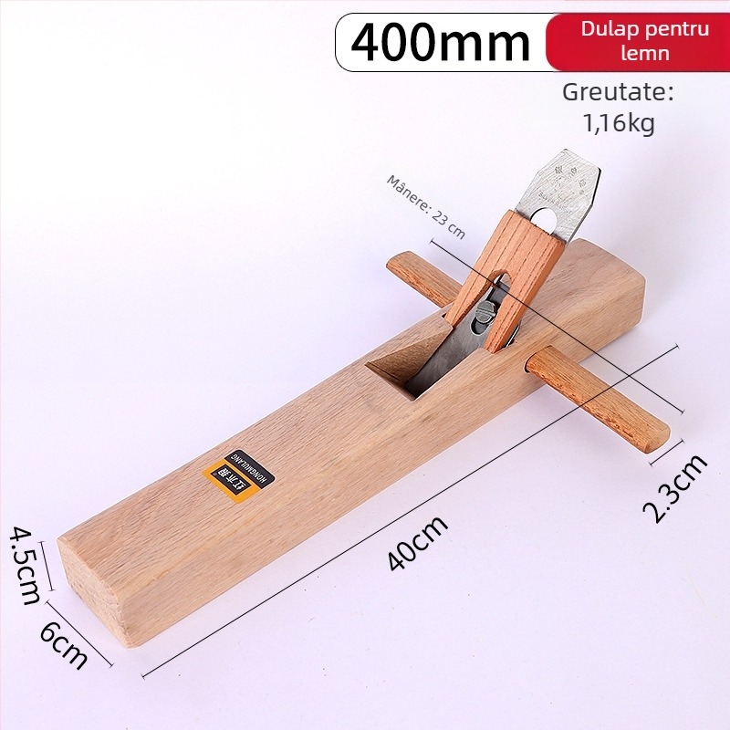 Planer pentru lemn - manual, împingere cu mâna, instrument de tâmplă