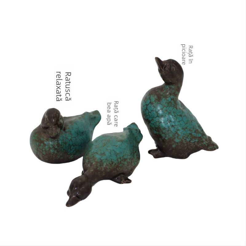 Tea Pet ceramic pentru grădină - decor în stil modern minimalist, suprafață glazurată, material ceramic, tehnică: ars în cuptor, Import: Nu (Material: ceramică; Suprafață: glazurată; Tehnică: ars în cuptor; Stil: modern minimalist; Calcul import: Nu)