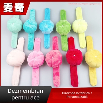 Etui pentru ace de cusut cu curea reglabilă la încheietură, design vertical, handmade DIY, poliester, aproximativ 39 g