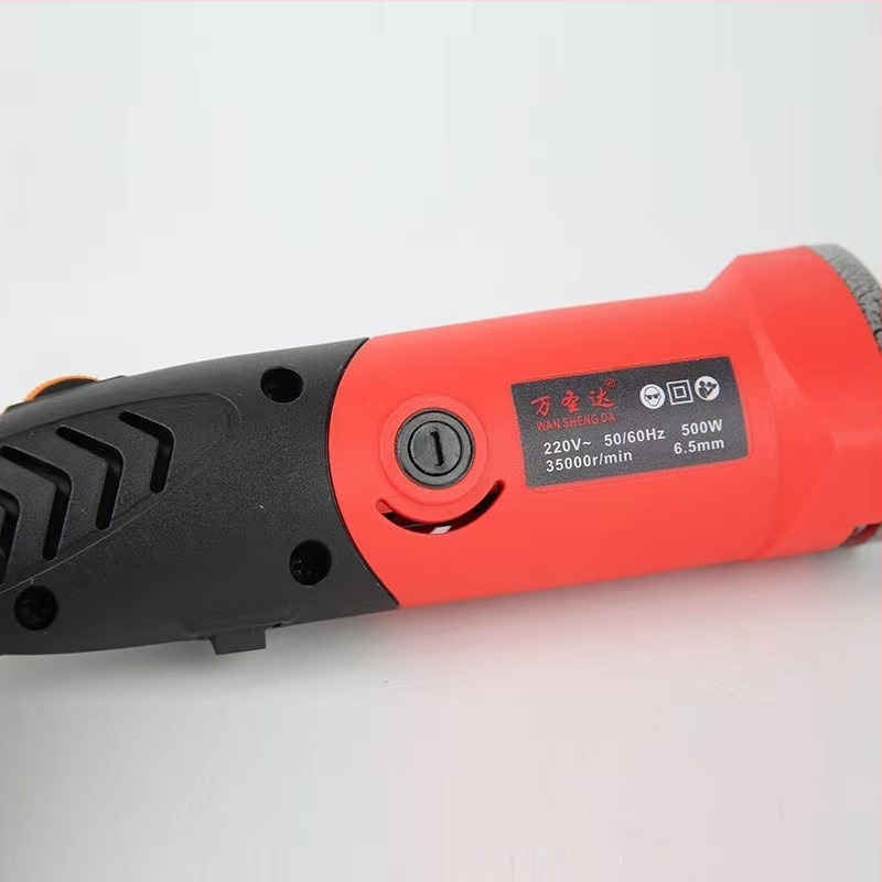 Mașină electrică de șlefuit cu mandrină de 6 mm, viteză mare, 220V, cablu de 1,6 m, pentru șlefuire, polizare și găurire