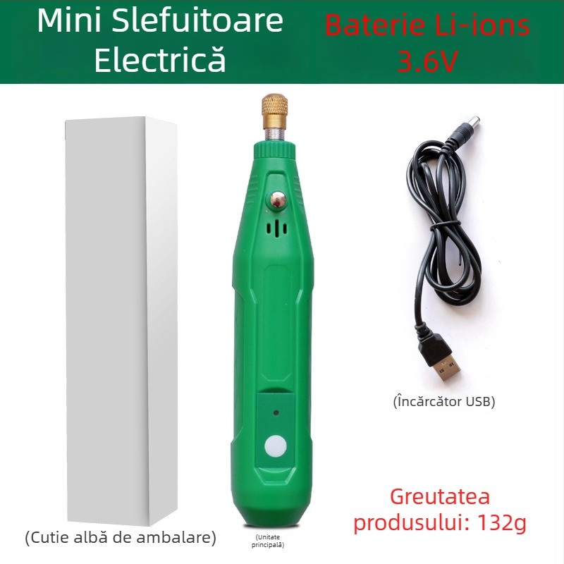 DZT 88738 Mini freză electrică pentru gravură, 6 viteze, pentru gravură DIY, alimentare la priză