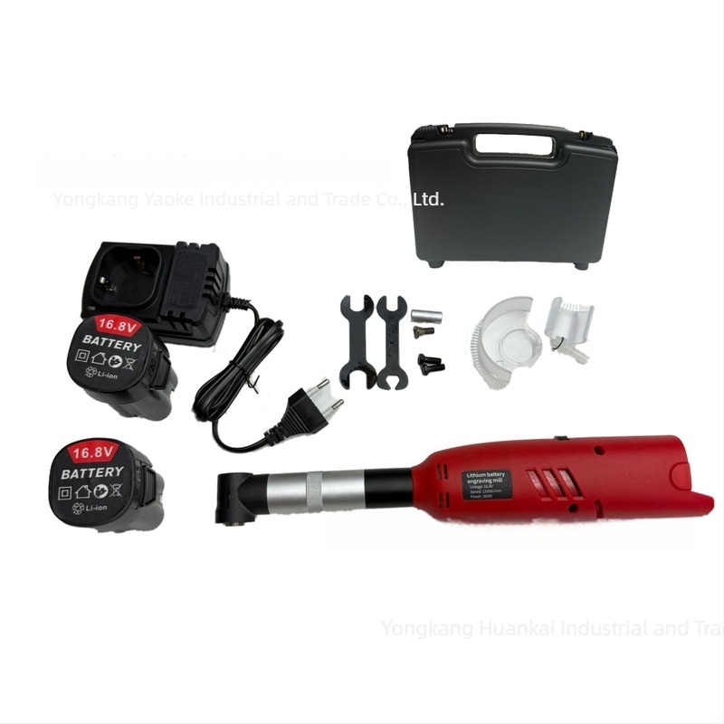 Creion de gravură cu baterie Li‑ion, 16,8V, pentru granit și marmură — instrument portabil de gravură pentru morminte