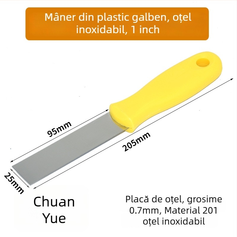 Set Chuanyue de unelte pentru chit: cuțit pentru chit, scraper, spatulă mică și unealtă de etanșare