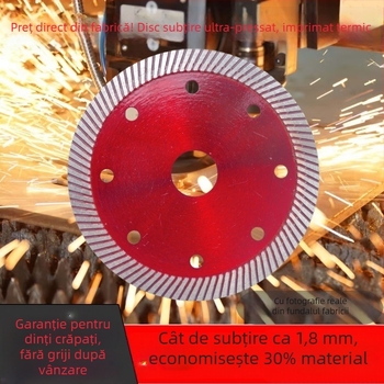 Nobleman Arrives Lamă diamantată ultratundă ondulată pentru plăci ceramice, tăierea plăcilor, proces de presare la cald